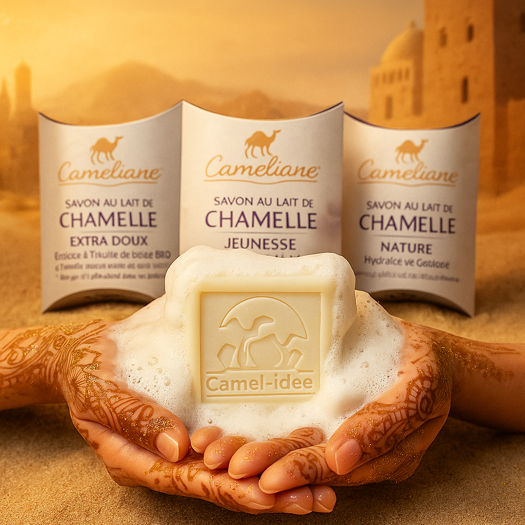 Savon végétal au lait de chamelle NATURE - 100g