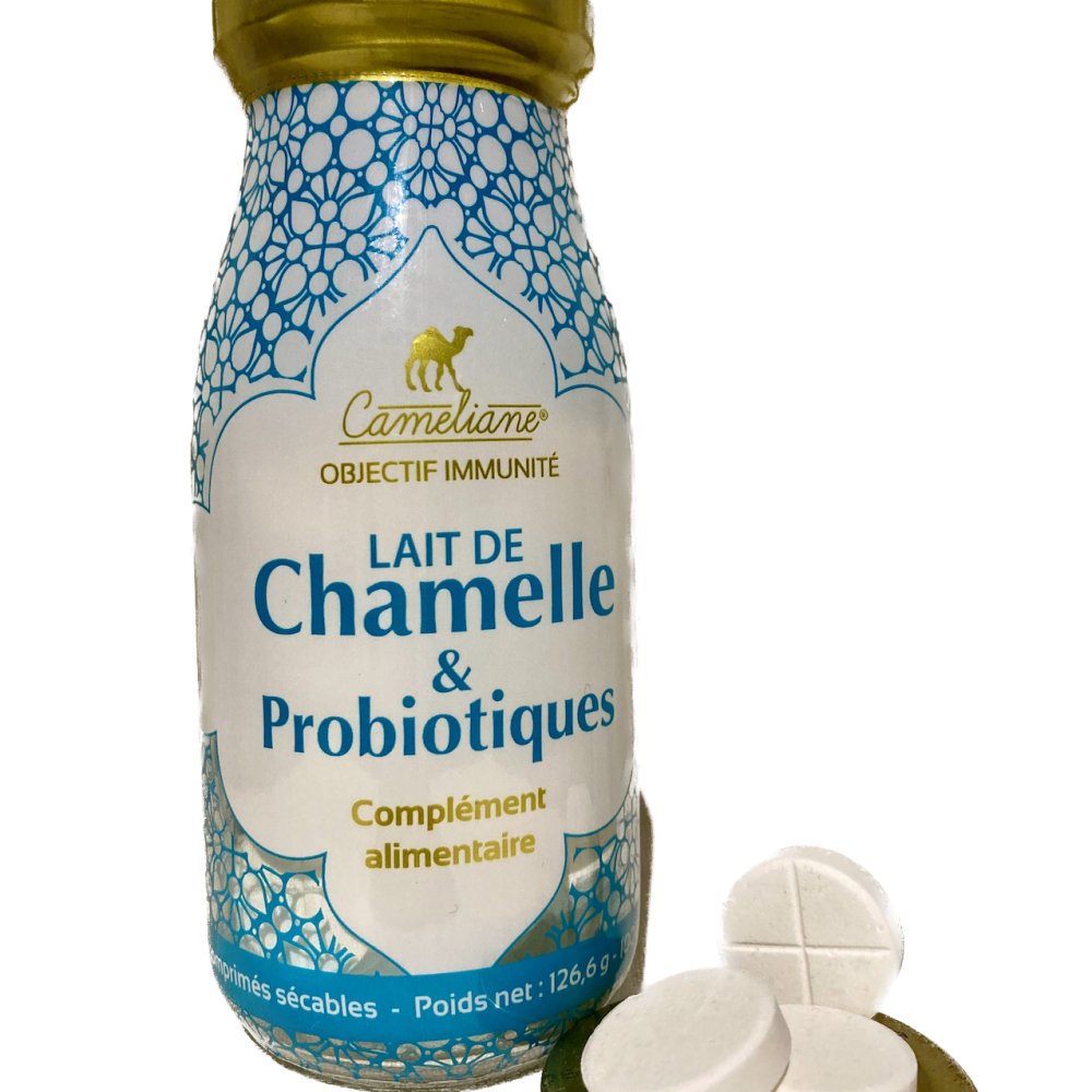 complément alimentaire lait de chamelle et probiotiques