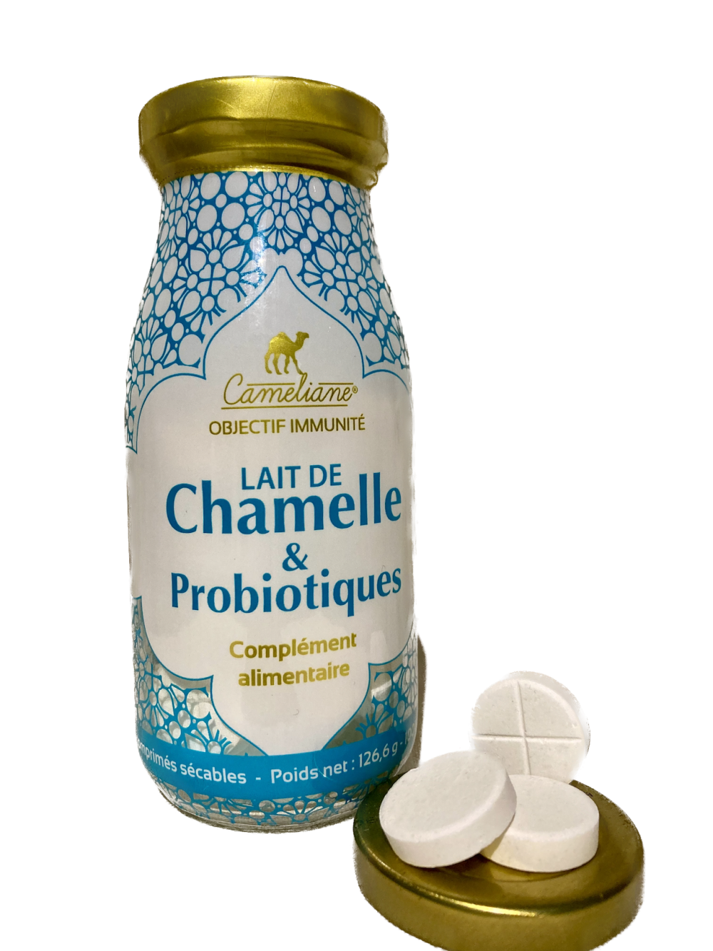 complément alimentaire lait de chamelle et probiotiques