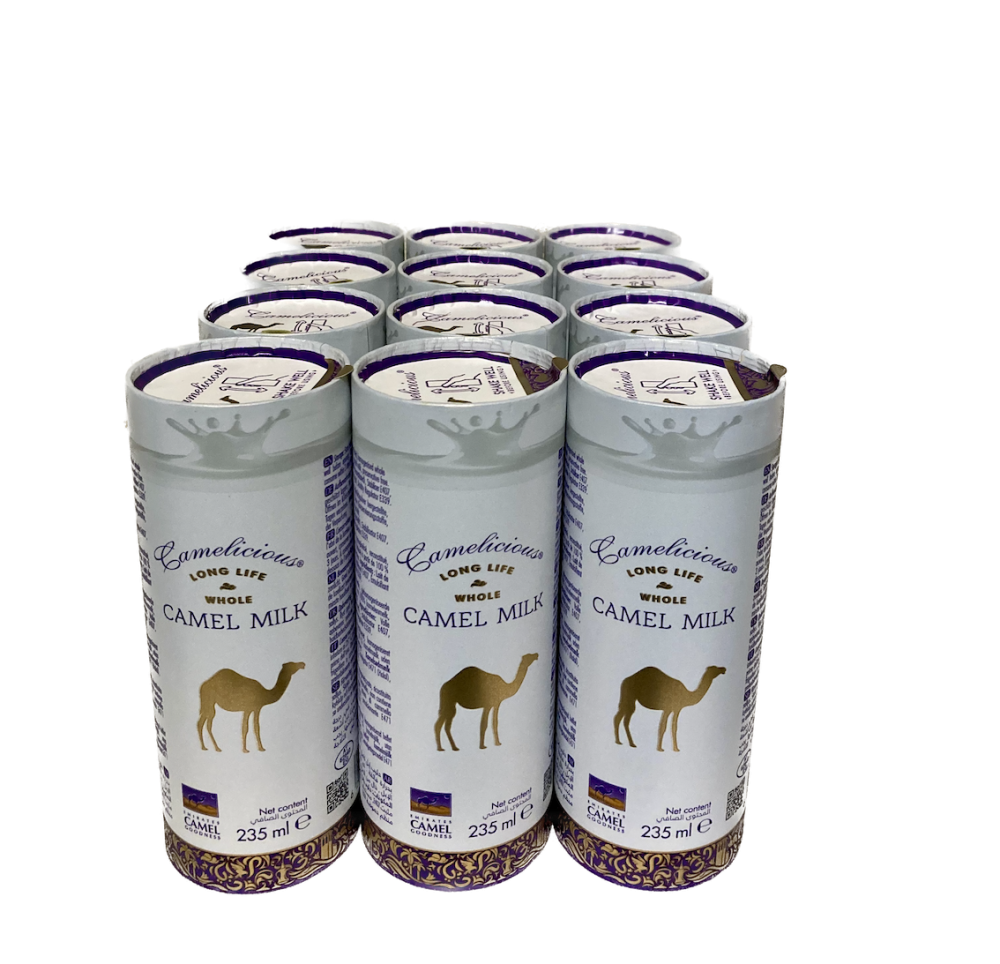 12 canettes au lait de chamelle