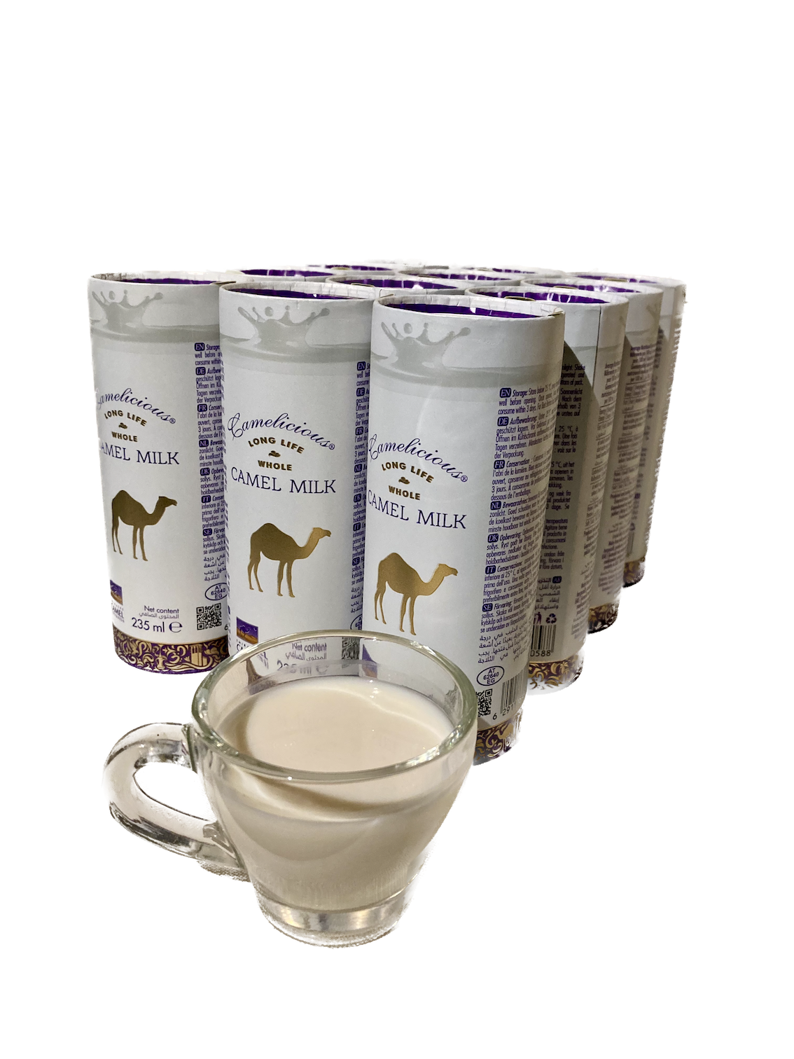 Canettes de lait de chamelle - 12 canettes de 235ml - Camel-idée