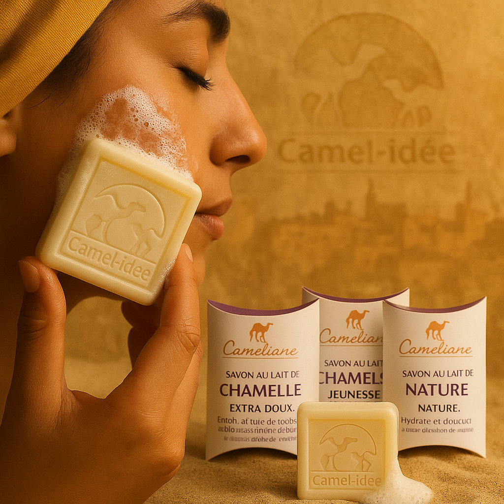 Savon végétal au lait de chamelle NATURE - 100g